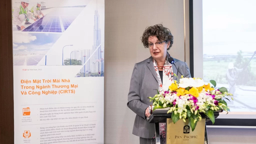 Đại sứ Cộng hòa Liên bang Đức tại Việt Nam, bà Helga Barth. (Ảnh: GIZ)